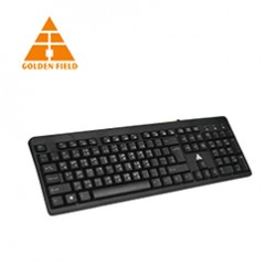 Golden Field Multimedia Wired Bangla Keyboard - GF- K301 (Black)
